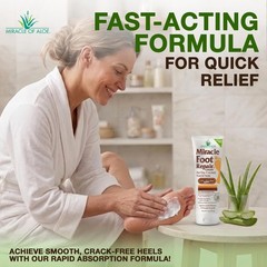 Miracle Foot Repair Cream, (1 oz / 3 Pack) 1 Ounce (Pack of 3), Pack 3