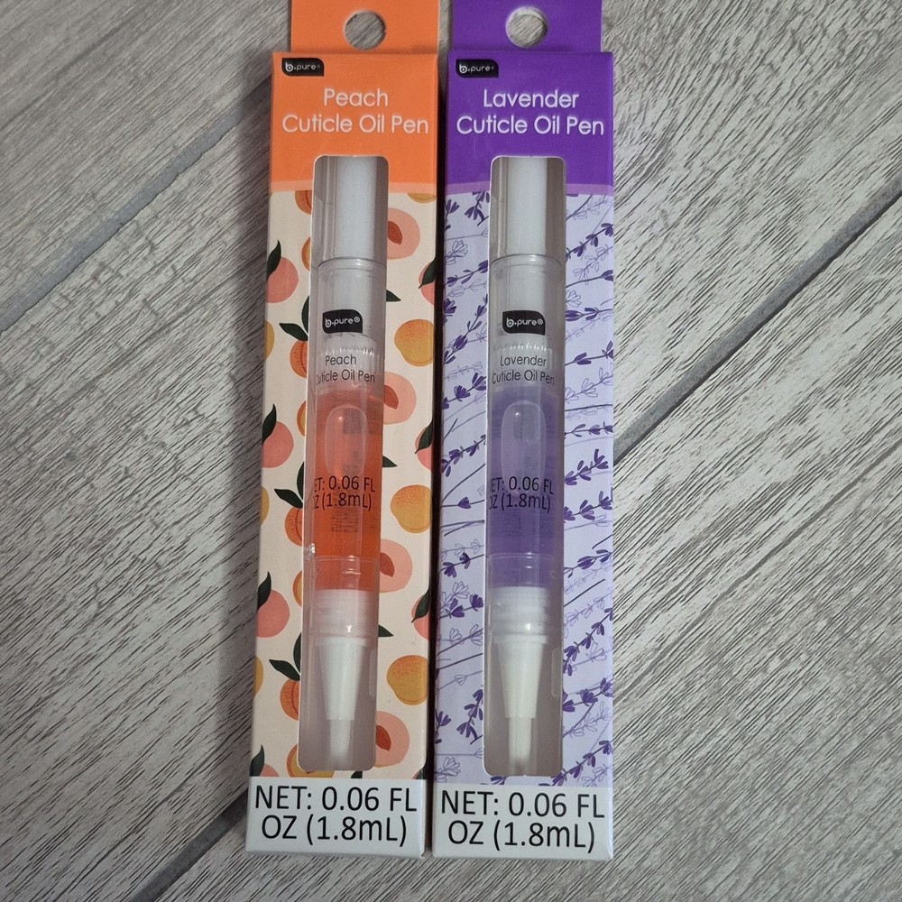 b-pure Peach & Lavender Cuticle Nourishing Oil Pen 0.06 fl oz (1.8mL) Scented