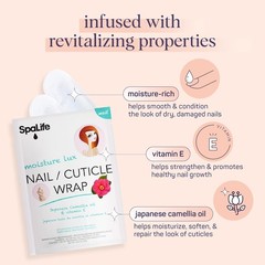 Japanese Camellia Oil Nail Cuticle Wraps 6 Pack Moisturizing Nail Masks