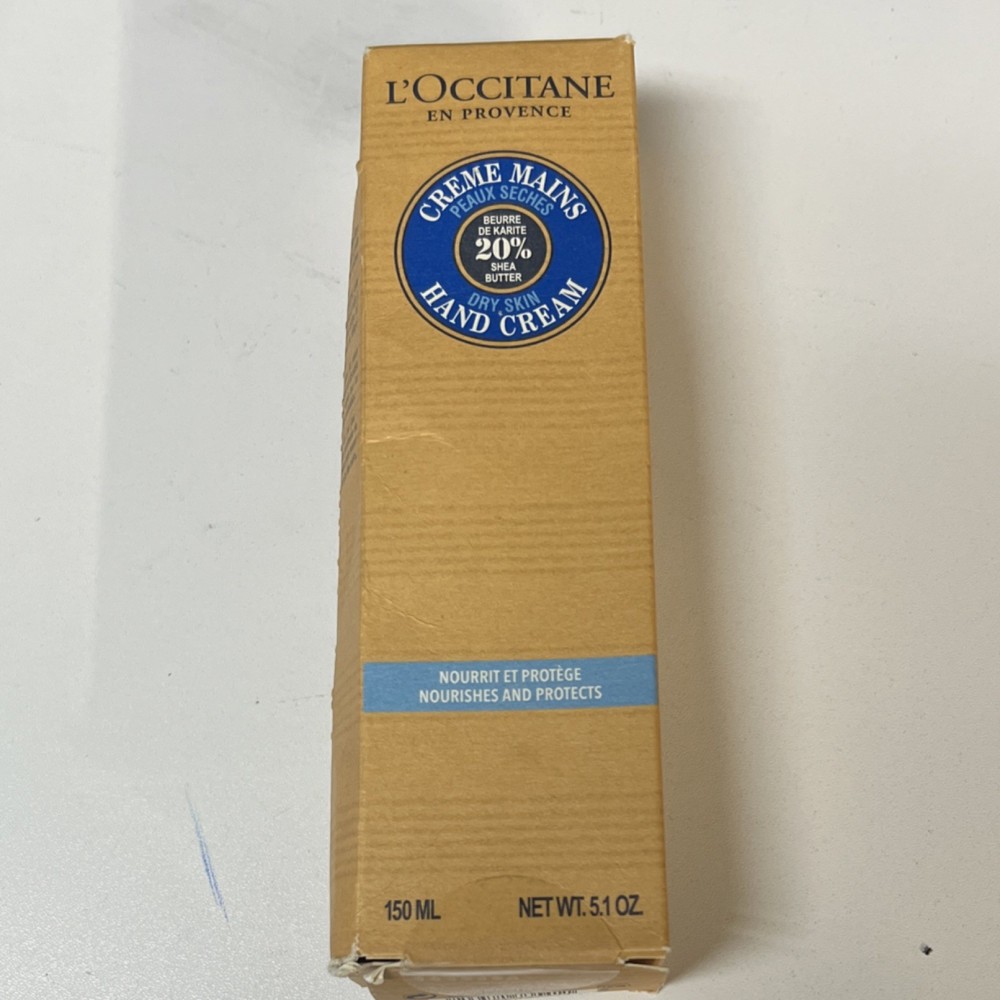 L’OCCITANE Creme Mains Shea Butter Hand Cream Large Size 150ml 5.1oz