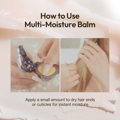Vodana Butter Heart Balm On-The-Go Hair & Cuticle Balm with Vitamin E & Jojoba