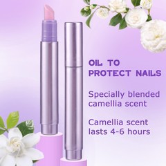 3 in 1 Cuticle Oil Pen, Nail Remover Pen 1 Count (Pack of 1), purple