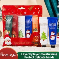 1 Set 5PCS Hand Lotion For Winter Hand Cream Hydrating Christmas Gift Xmas
