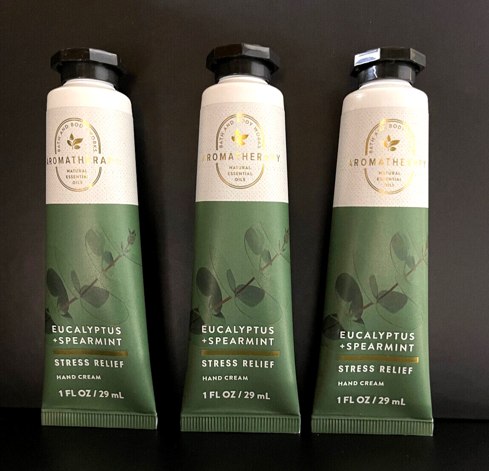 Bath & Body Works Aromatherapy Stress Relief Shea Butter Hand Cream X3