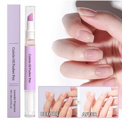 3-In-1Cuticle Oil Pusher Pen, Ceramic Cuticle Oil Cuticle Pusher Nail Oil Pen fo
