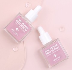 Jello Jello Nail Care Set Cuticle Oil Pen 4pcs + Rose Serum Korean Beauty