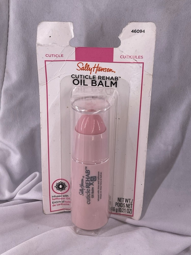 Sally Hansen Nail Rehab | Oil Cuticle Balm Infused w/ Sunflower, 0.21 Oz, New