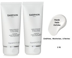 2 PC Darphin Hydrating Hand & Nail Cream with Rose Water 2 X 2.5 OZ Sealed Tubes