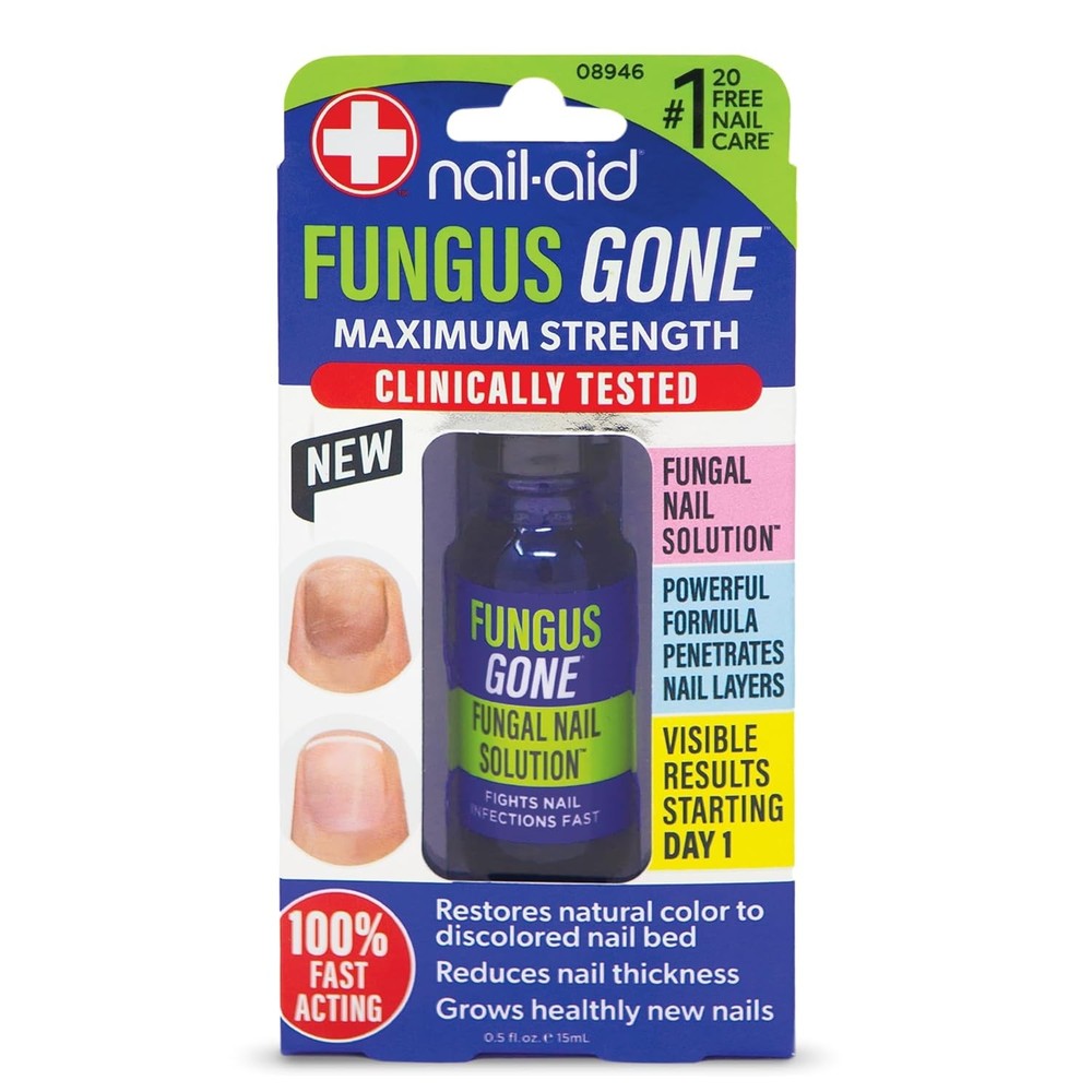 Nail-Aid – Fungus Gone – Maximum Strength, Fungal Nail Solution, 100% Fast