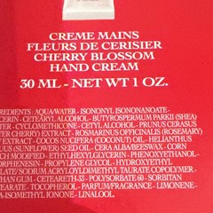 Three L’Occitane Hand cream Violet, Shea Butter & Cherry Blossom Made in France