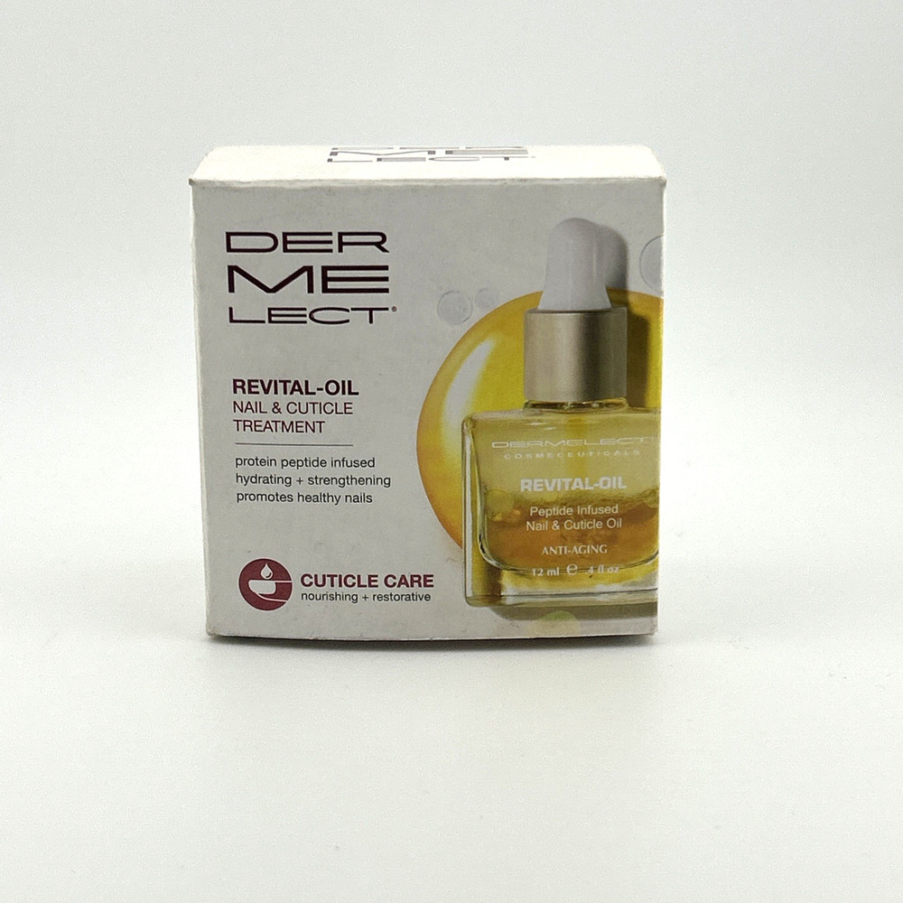 DERMELECT (Revital-Oil) Nail & Cuticle Treatment 0.4oz / 12ml New