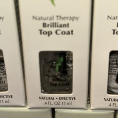 12x BioSource for Nails Natural Therapy Brilliant Top Coat 0.4 fl oz BULK LOT