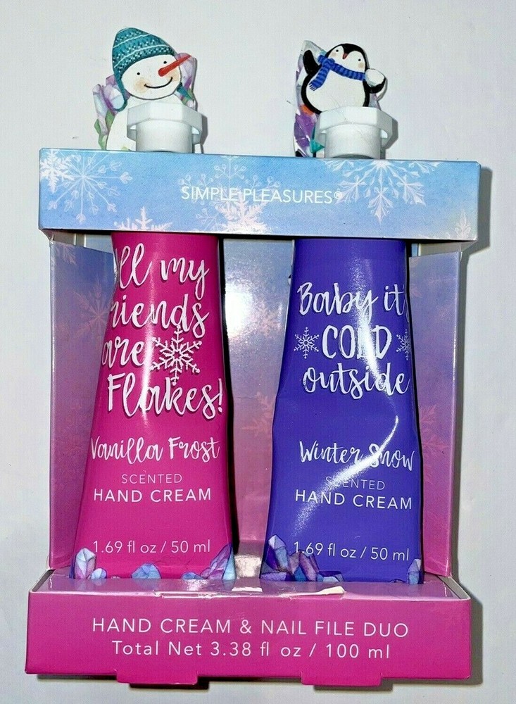 Simple Pleasures :: Winter Hand Cream and Nail File Duo :: 3.38 Fl Oz