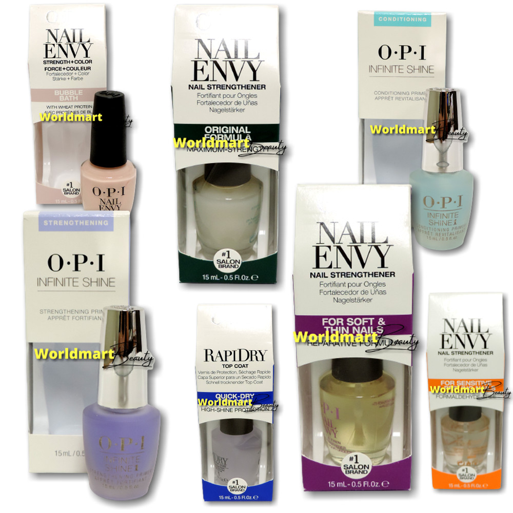 OPI Nail Polish Treatment Maximum Strength Nail Envy Nail Infinite Shine /Choose