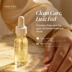 Cuccio Naturally Hydrating Nail Oil – Paraben & Cruelty-Free Formula, 0.5 Oz