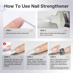 Morovan Nail Strengthener and Growth: 0.5 Fl Oz (Pack of 1), A1-milky white