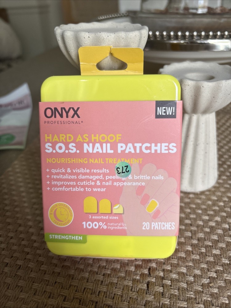 Onyx Professional Hard As Hoof Nail Patches Nourishing Nail Treatment New In Box