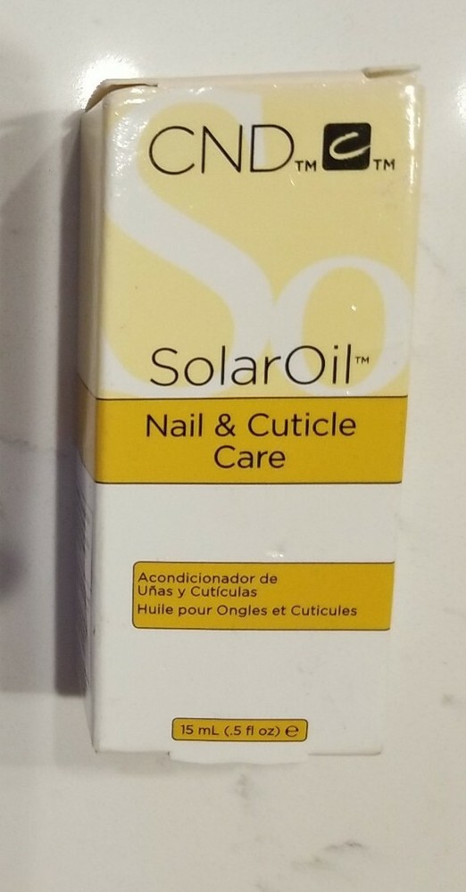 CND, Solar Oil Nail & Cuticle Treatment 0.5 Fl Oz New In Box