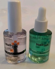 Nail Tek Strengthener Intensive Therapy + Renew Cuticle Oil, 0.5 fl oz Each