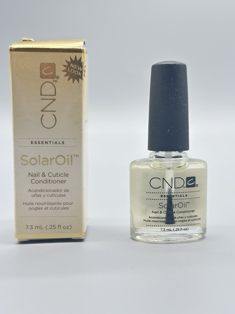 CND Essentials Solar Oil Nail & Cuticle Conditioner Lightweight – 0.25 Oz New