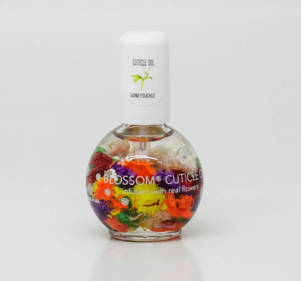 Blossom Honey Suckle Cuticle Oil infused with real flowers 0.5 oz