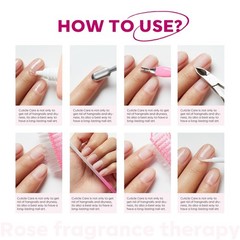 Cuticle Remover Kit with Cream Oil Tools & Trimmer for Nail Care Manicure