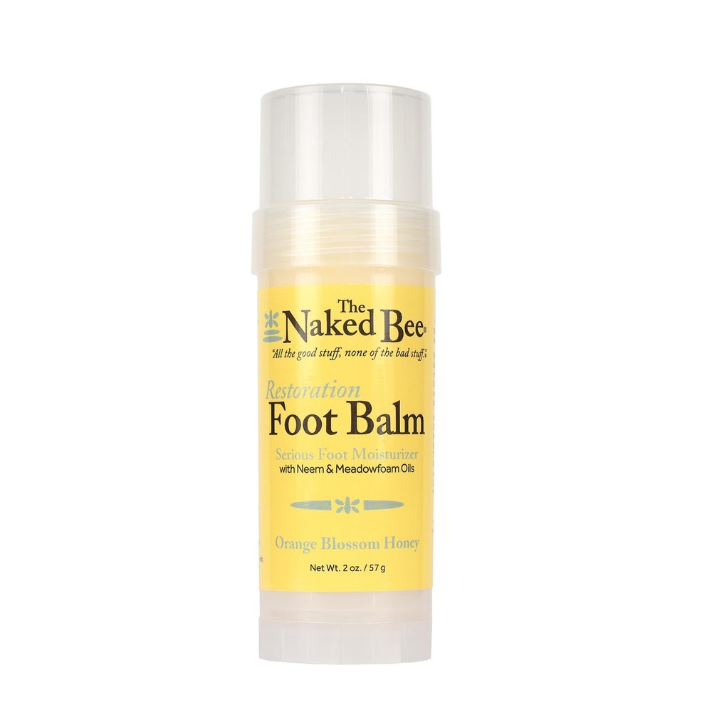 The Naked Bee Foot Balm for 1 Ounce (Pack of 1), orange blossom honey