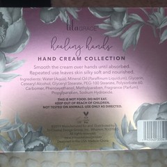 Lila Grace Healing Hand Cream Collection 4 Pc. Gift Pack NEW Scented Hand Cream