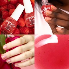 Probelle Nail Glow + Nail Strengthener and Hardener with Sheer Jelly Tint Finish