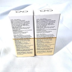 CND Solar Oil 0.5 oz/ 15 mL – Nail & Cuticle Conditioner Treatment – LOT OF 2