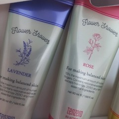 TENZERO Flower Shower Hand & Nail Cream Set 5pcs 50ml Made in Korea