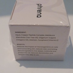 phrena FungiClear Nail Fungus Cream 50g Tea Tree Oregano Copper Peptide