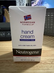 Neutrogena Hand Cream Norwegian Formula Fragrance Free 2oz Skin Body