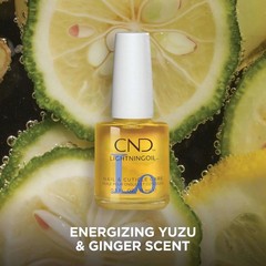 CND LIGHTNINGOIL Nail Cuticle Oil 0.5 fl oz Lightning Fast Absorption Hydration