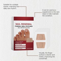 32Pcs Fungal Nail Repair Patch Nail Care Soft Nail Inlay Nail Correction Sticker