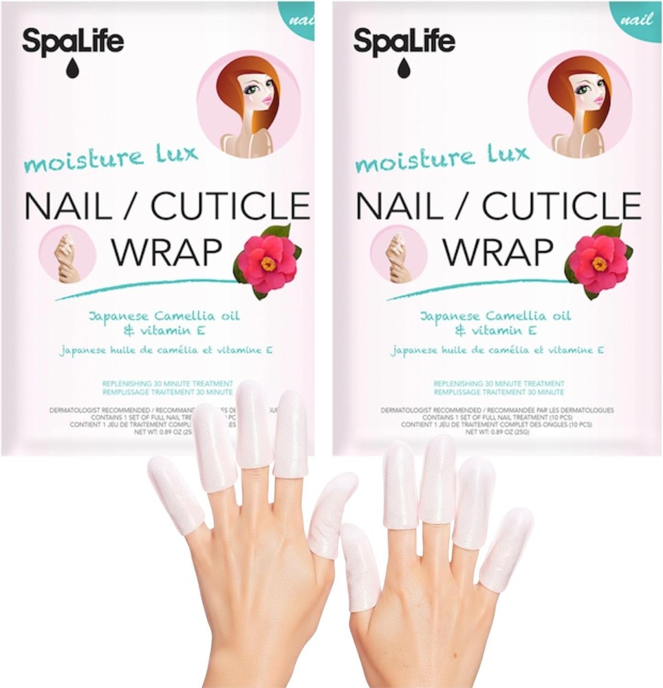 Japanese Camellia Oil Nail Cuticle Wraps 6 Pack Moisturizing Nail Masks
