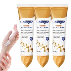 3pcs collagens Hand Greasy Autumn and Winter Moisturizing Non creams Portable