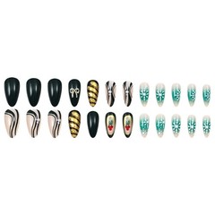 Holiday Glamours Press On Nail Featuring Jelly Adhesive Pads And Nail File Kit