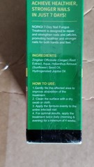 NQINQI 7-Day Nail Fungus Treatment Cream with Ginger Root Extract 2 x 30ml