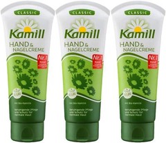 Kamill Hand and Nail Cream Classic Pack of 3 Moisturizer with Chamomile 300ml