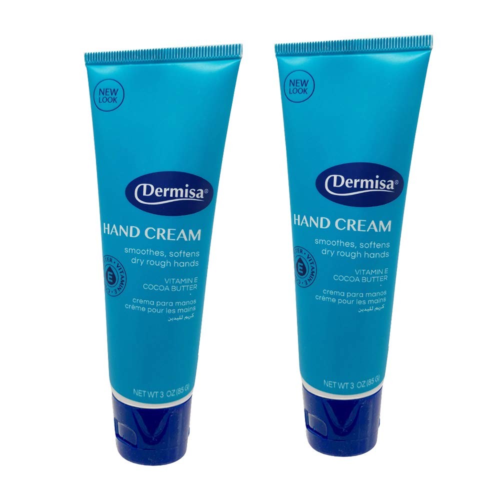 Dermisa Hand Cream with Cocoa Butter, Vitamin E and 3 Ounce (Pack of 2)