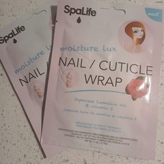 NEW Spa Life Moisture Lux Nail / Cuticle Wrap ( 2 Pack )