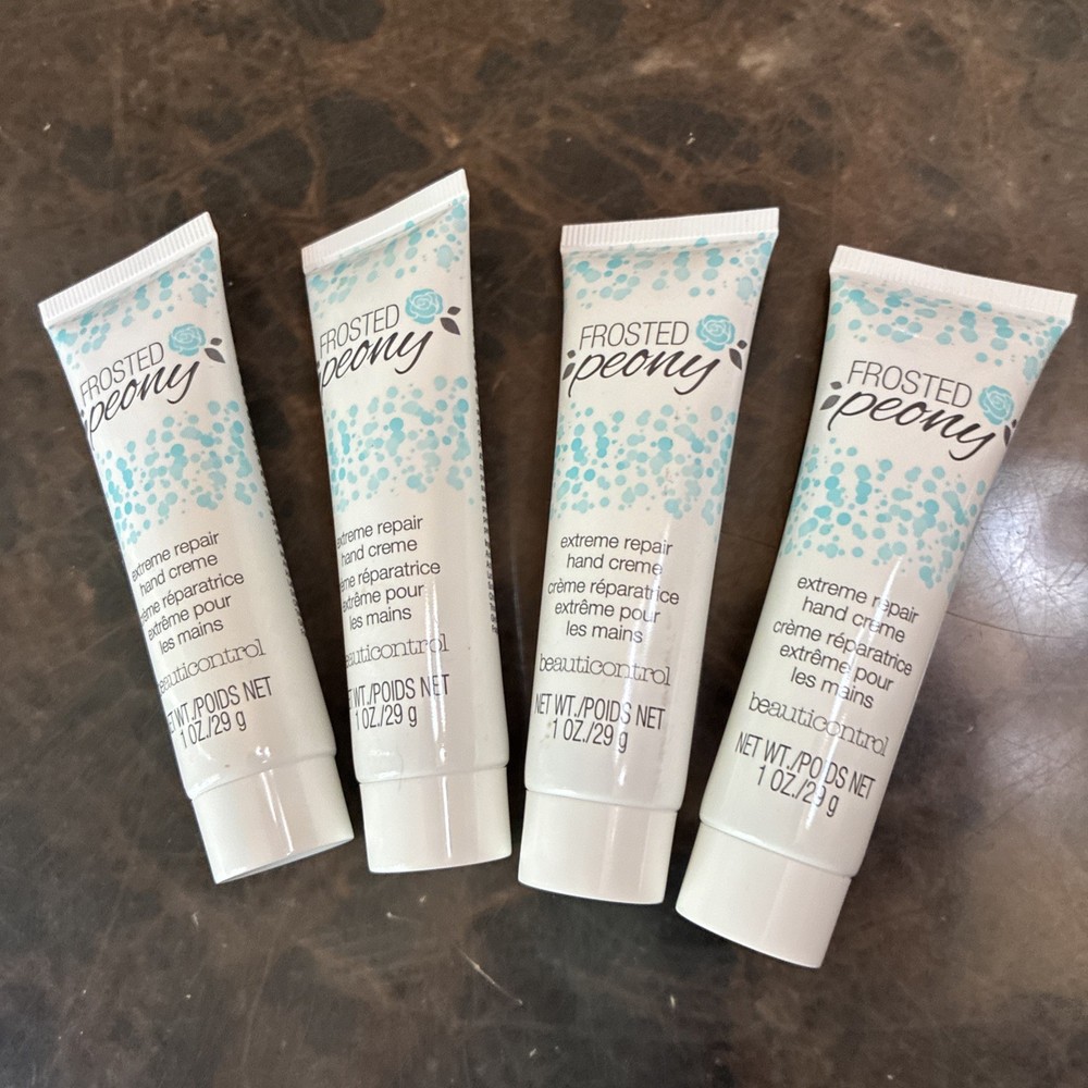 BeautiControl Frosted Peony Extreme Repair Hand Creme 1 oz. X4
