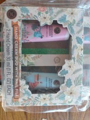 Lot of 3 Hand Cream Duo With Nail File Vegan Friendly