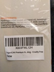 OrganiCAN Premium Nail & Cuticle Oil Milk Honey 50ml 1.7oz New Sealed Cruelty…