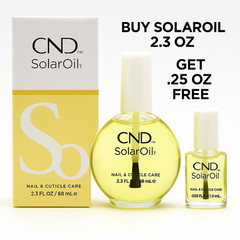 CND Essentials SOLAR OIL Nail Cuticle Conditioner Treatment 2.3 oz (Free .25 oz)