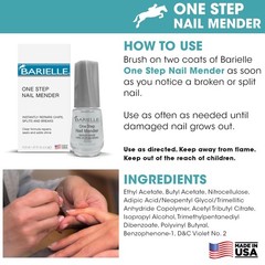 Barielle One Step Nail Mender .47 oz. – Repairs 0.47 Fl Oz (Pack of 1), Clear