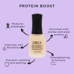 Orly Breathable Treatment Protein Boost Nail Strengthener NIB 2024