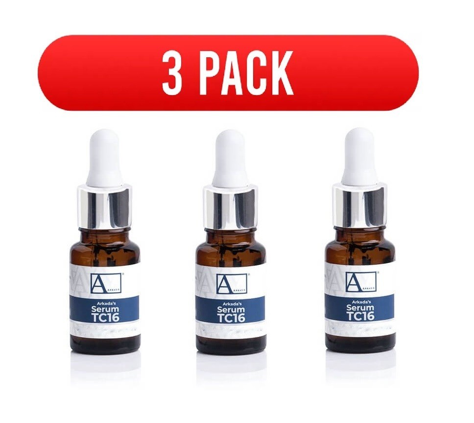 3 Pack Arkada TC16 Collagen Serum for Nails, 11 ml