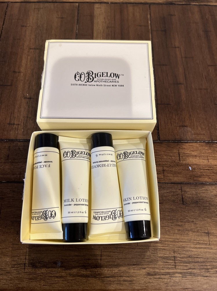 j/ NEW C.O. Bigelow Apothecaries Travel Face Foam Lotion Make-up Remover